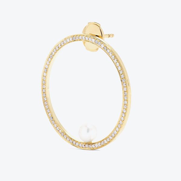 Gold earrings